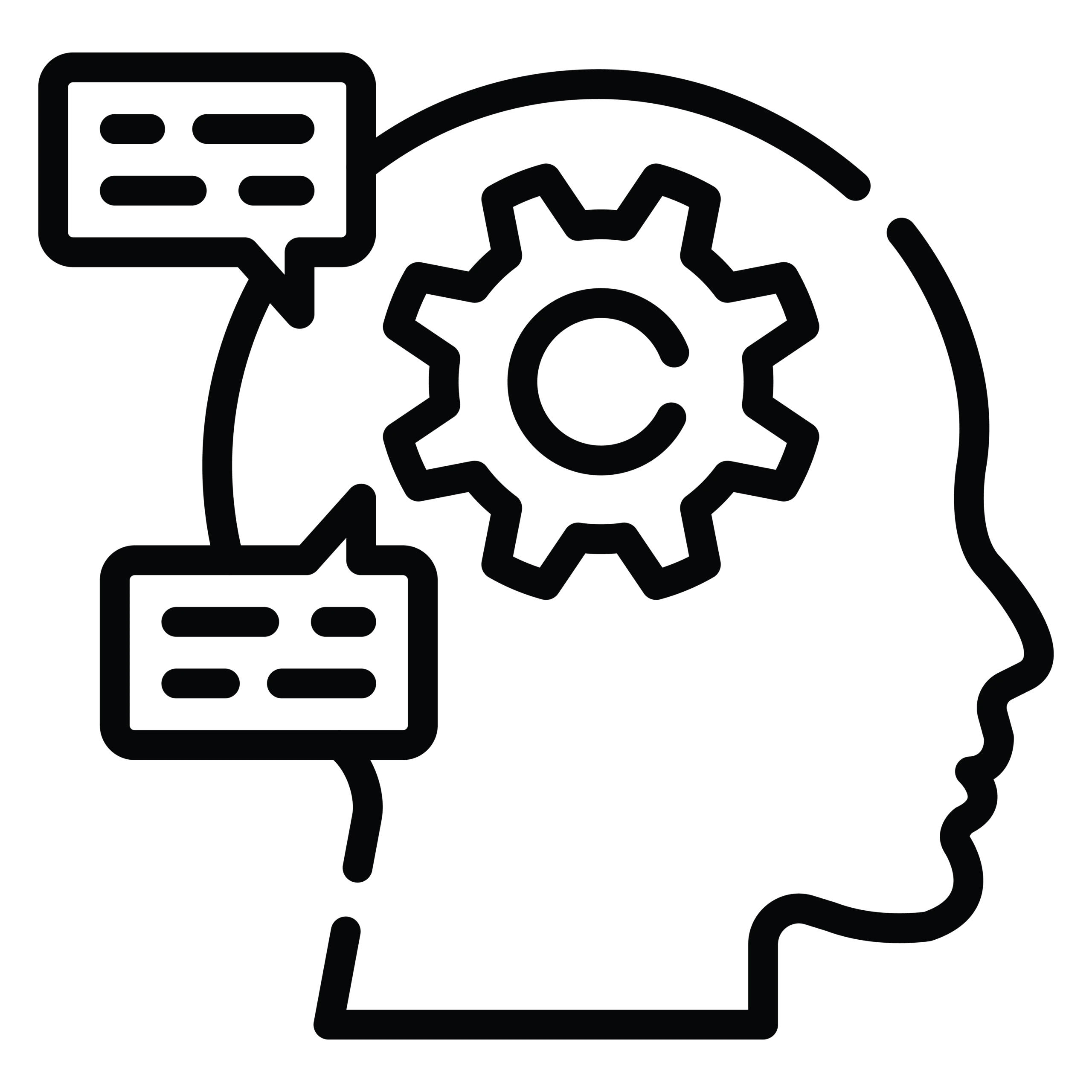 Semantic annotation icon representing Annotera’s text annotation services for adding contextual meaning to text and enhancing NLP model accuracy.