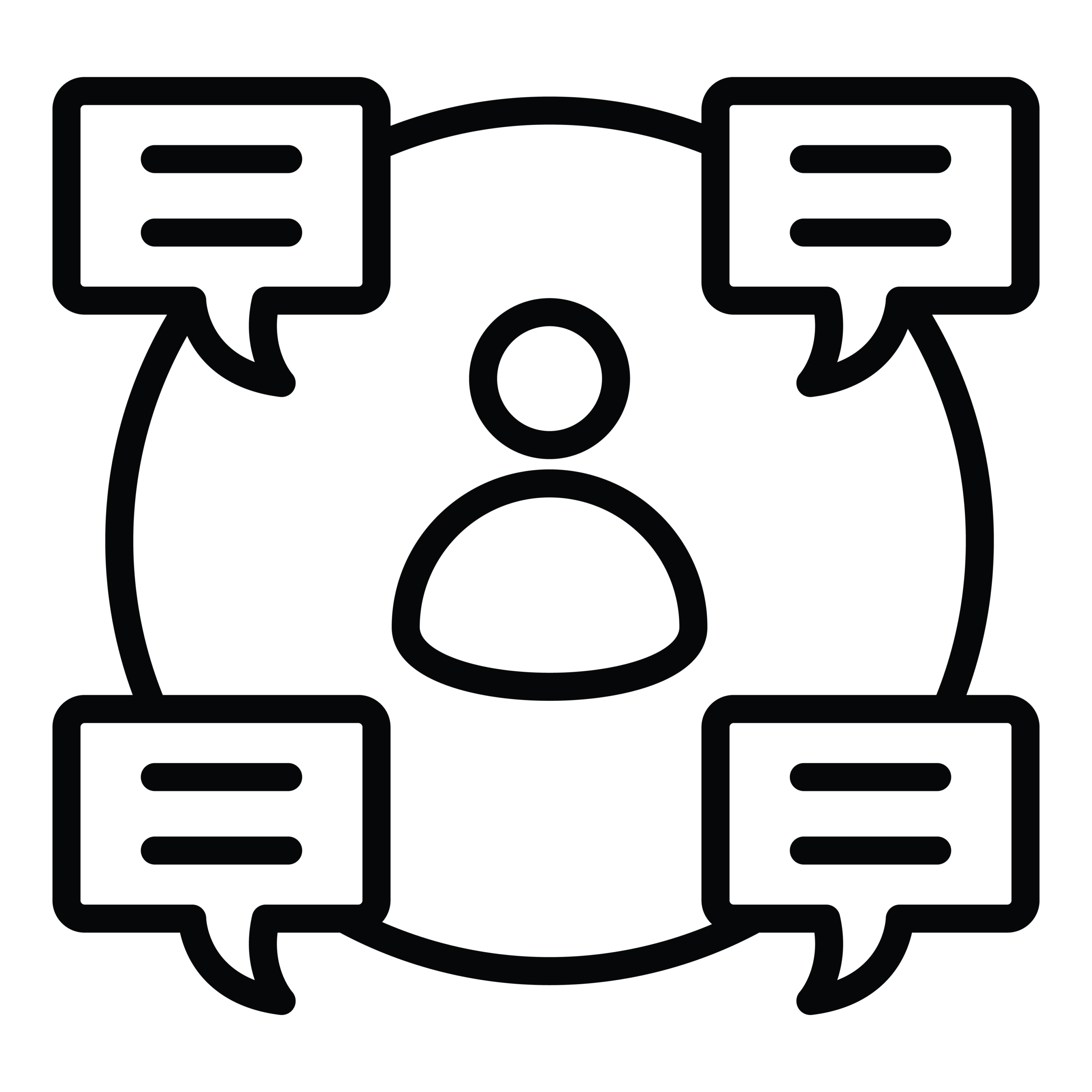 Content moderation icon representing Annotera’s text annotation services for labeling and filtering inappropriate or harmful text across digital platforms.