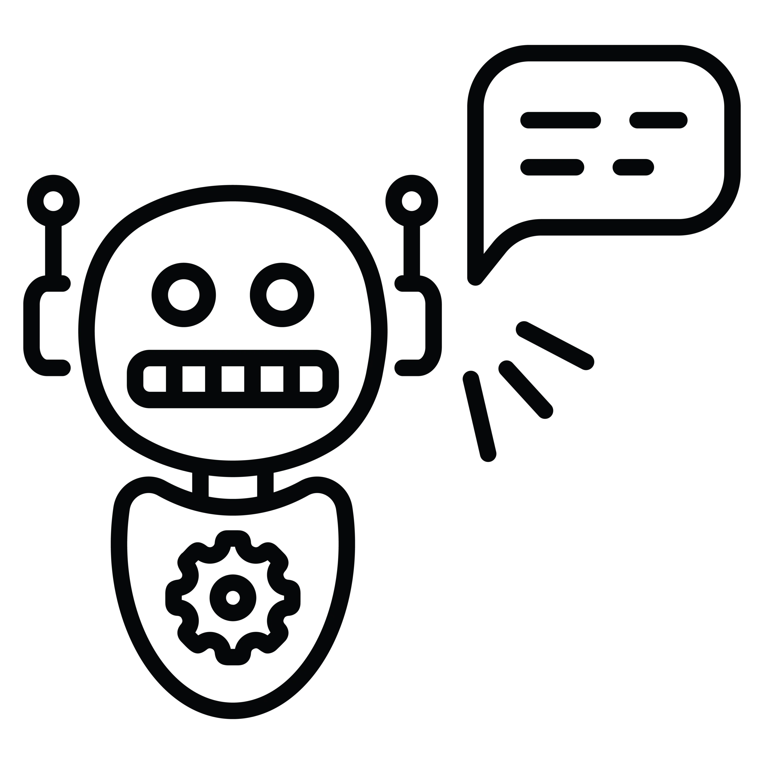 Intent classification icon representing Annotera’s text annotation services for training AI models to understand user intent and conversational context.